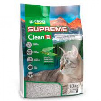 Areia Aglomerante Supreme Clean Eucalipto Croci 10kg